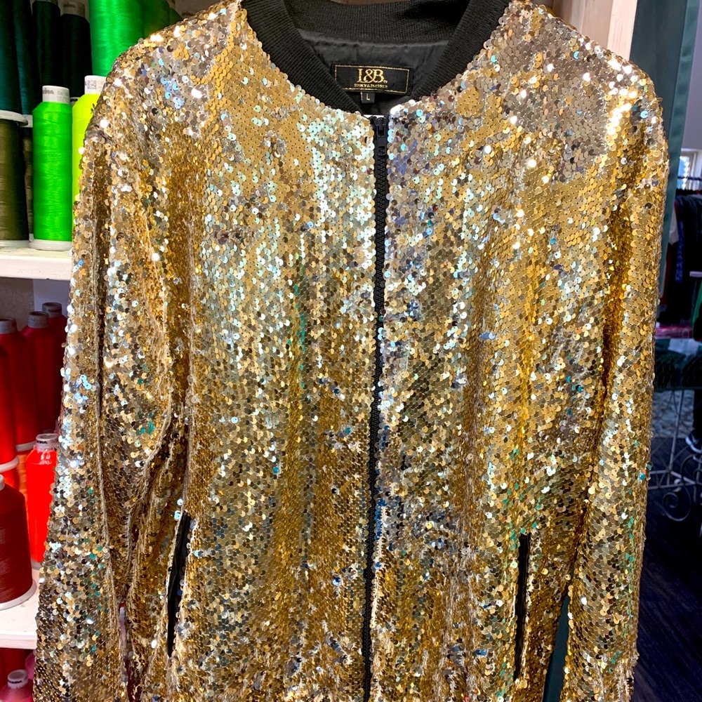 Sequin Bomber jacket